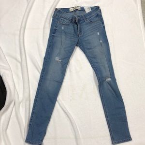 Blue skinny jean